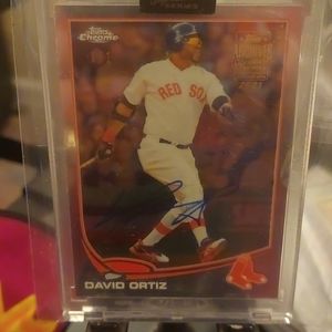 DAVID ORTIZ 2013 TOPPS CHROME 1 OF 1 AUTOGRAPHED